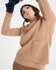 Pure Cashmere 4 ply Round Neck Sweater w/Ribbing (Lilly 32)