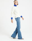 Pure Cashmere 4 ply Round Neck Sweater w/Ribbing (Lilly 32)