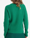 Pure Cashmere 4 ply Round Neck Sweater w/Ribbing (Lilly 32)