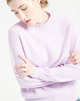 Pure Cashmere Rib Knit High Neck Sweater (Mia 1)
