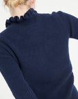 Pure Cashmere 2 ply Zip Neck Ribbed Sweater (Mia 4)
