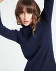 Pure Cashmere Turtleneck Ribbed Sweater (Mia 5)