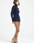 Pure Cashmere Turtleneck Ribbed Sweater (Mia 5)