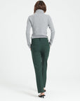 Pure Cashmere Turtleneck Ribbed Sweater (Mia 5)