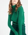 Pure Cashmere Turtleneck Ribbed Sweater (Mia 5)