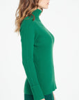 Pure Cashmere Turtleneck Ribbed Sweater (Mia 5)