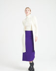 Pure Cashmere Long Sleeveless Ribbed Cardigan (Mia 6)