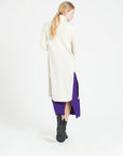 Pure Cashmere Long Sleeveless Ribbed Cardigan (Mia 6)