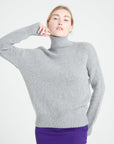 Pure Cashmere 10 ply Funnel Neck Sweater (Mia 9)