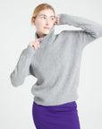 Pure Cashmere 10 ply Funnel Neck Sweater (Mia 9)