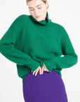Pure Cashmere 10 ply Funnel Neck Sweater (Mia 9)