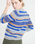 Pure Cashmere 6 ply V-Neck Cardigan w/Puffed Sleeves (Mia 11)