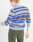 Pure Cashmere 6 ply V-Neck Cardigan w/Puffed Sleeves (Mia 11)