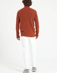 Pure Cashmere Funnel Neck Sweater w/Zip (Zach 2)