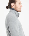 Pure Cashmere Funnel Neck Sweater w/Zip (Zach 2)