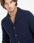 Pure Cashmere 4 ply Shawl Collar Cardigan (Zach 4)