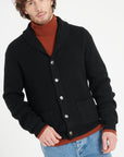 Pure Cashmere 4 ply Shawl Collar Cardigan (Zach 4)