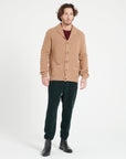 Pure Cashmere 4 ply Shawl Collar Cardigan (Zach 4)