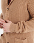 Pure Cashmere 4 ply Shawl Collar Cardigan (Zach 4)