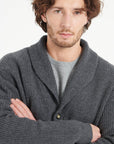 Pure Cashmere 4 ply Shawl Collar Cardigan (Zach 4)