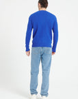 Pure Cashmere Cable Knit Round Neck Sweater (Zach 5)