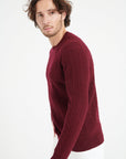 Pure Cashmere Cable Knit Round Neck Sweater (Zach 5)
