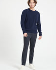 Pure Cashmere Cable Knit Round Neck Sweater (Zach 5)