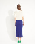 Pure Cashmere Long Skirt w/Slit (Ava 13)
