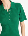 Pure Cashmere Polo Neck Dress (Ava 17)