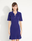 Pure Cashmere Polo Neck Dress (Ava 17)
