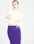 Pure Cashmere Turtleneck Ribbed Sweater (Mia 5)