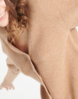 Pure Cashmere 2 ply Short Sleeve V-Neck Cardigan w/Ribbed Stitching (Mia 13)
