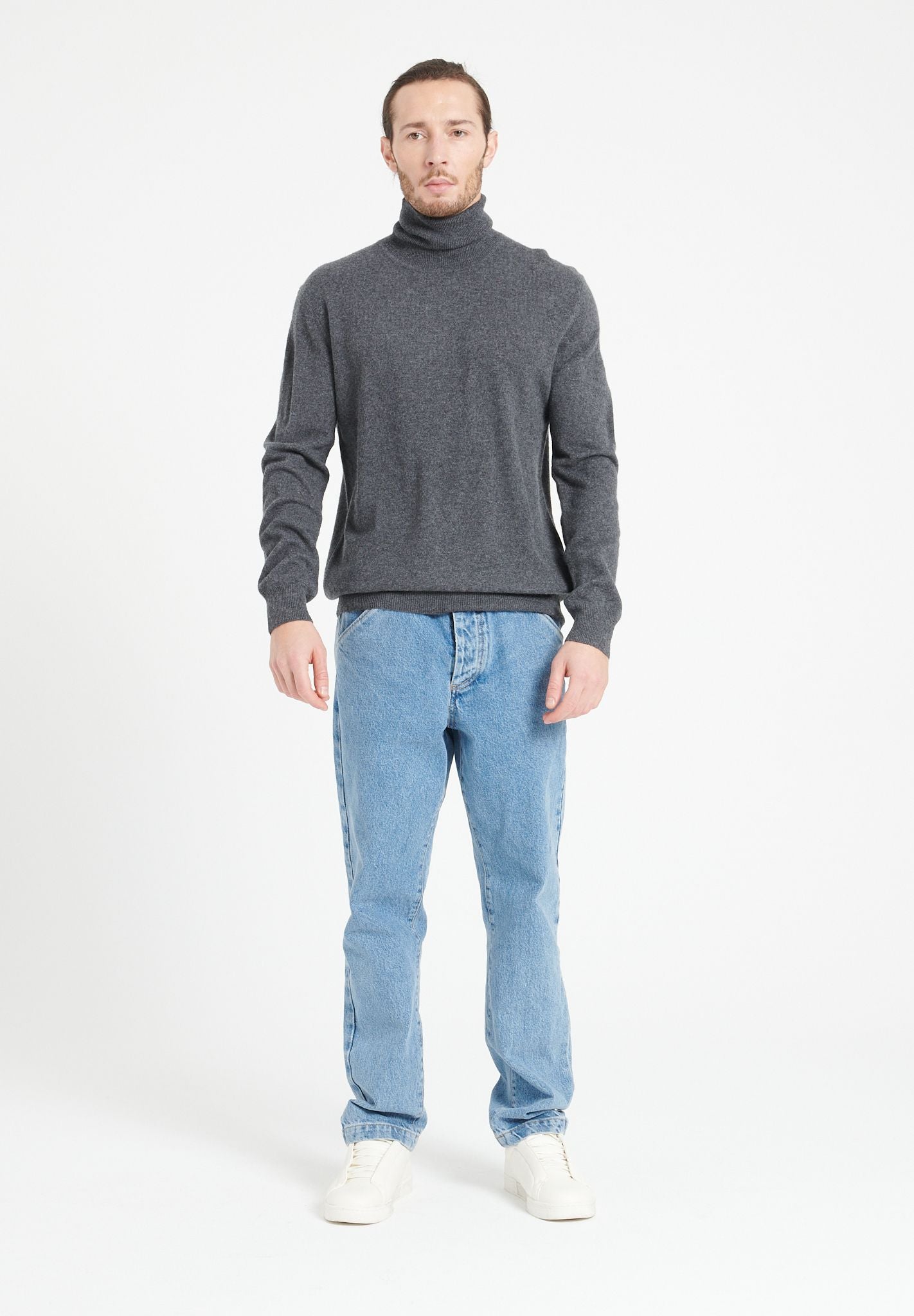 Pure Cashmere 2 Ply Turtleneck Sweater (Luke 3)