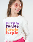 Deeluxe Purple Sweater