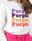 Deeluxe Purple Sweater