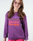 Deeluxe Purple Sweater