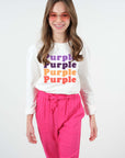 Deeluxe Purple Sweater