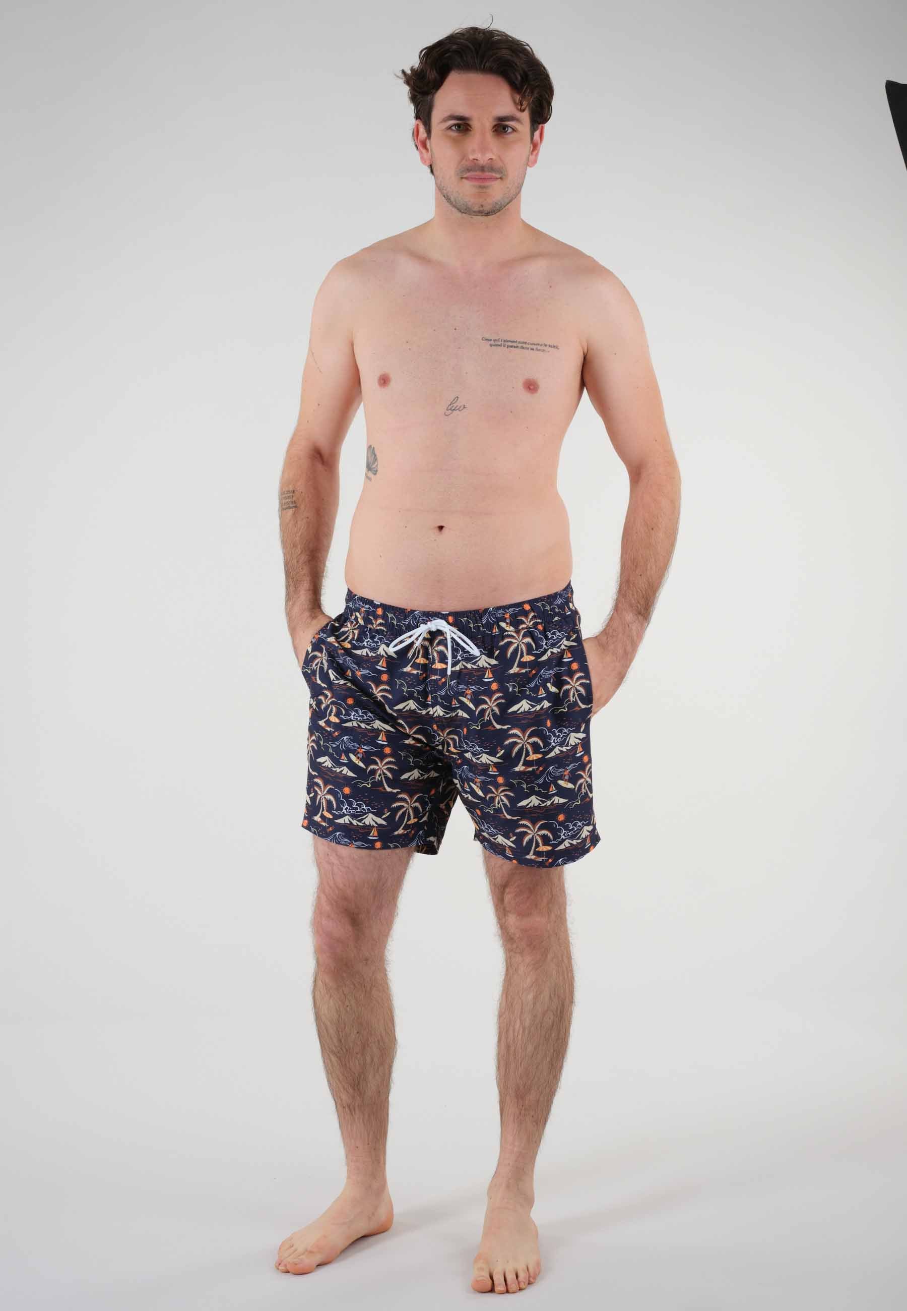 Deeluxe Hawaii Swim Shorts