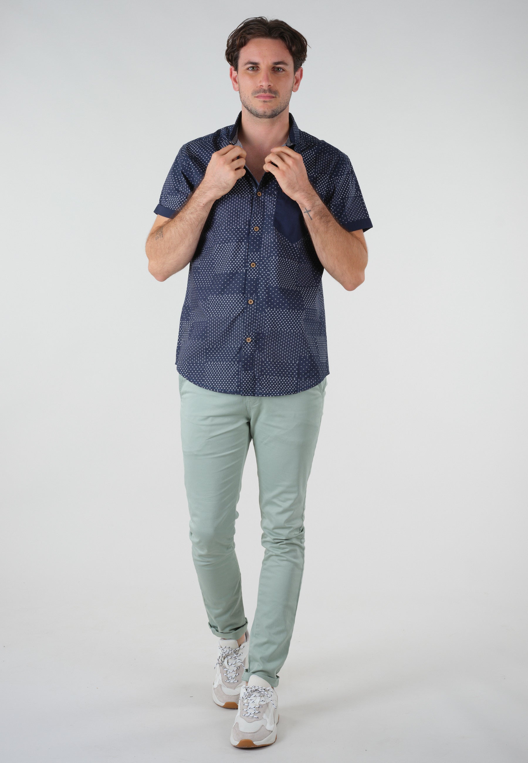 Deeluxe Ethnic Short Sleeved Shirt