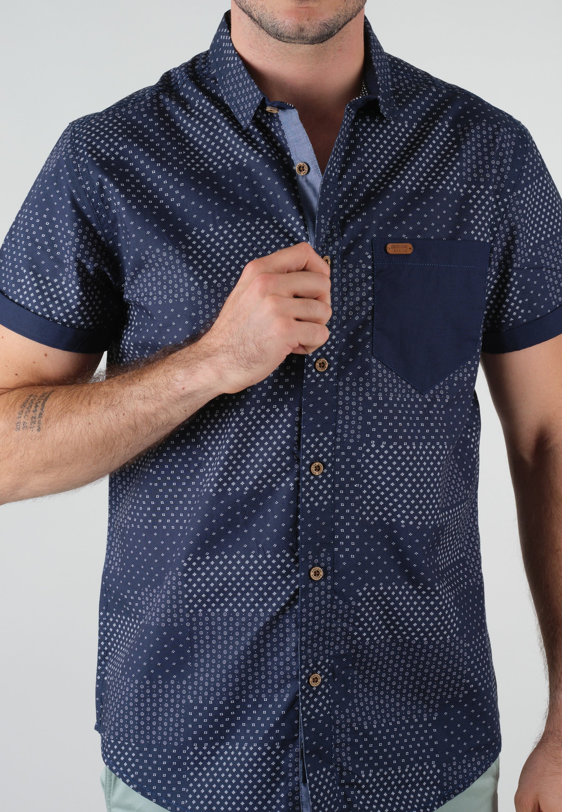 Deeluxe Ethnic Short Sleeved Shirt