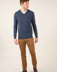 Deeluxe Single V Neck Sweater