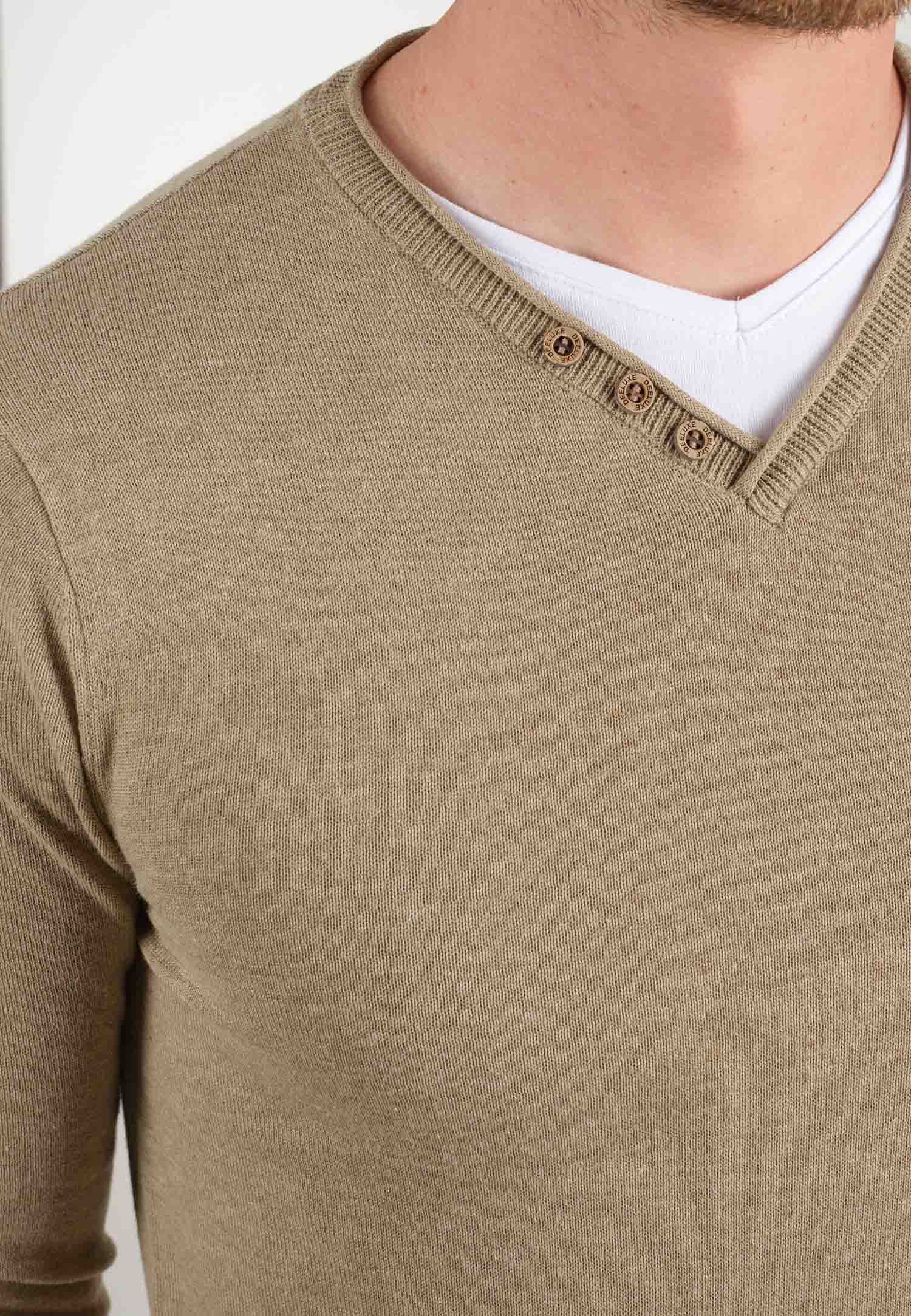 Deeluxe Single V Neck Sweater