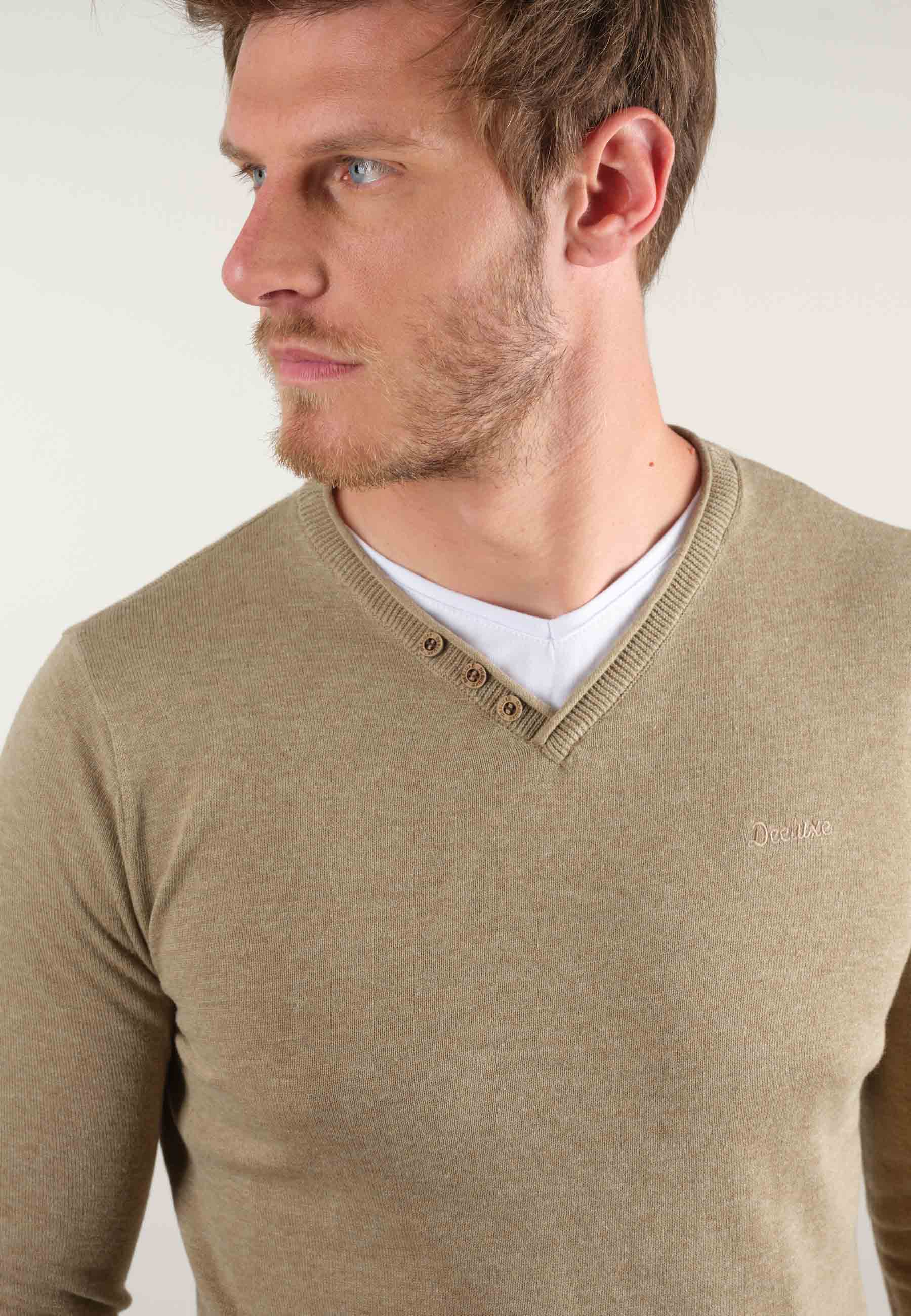 Deeluxe Single V Neck Sweater