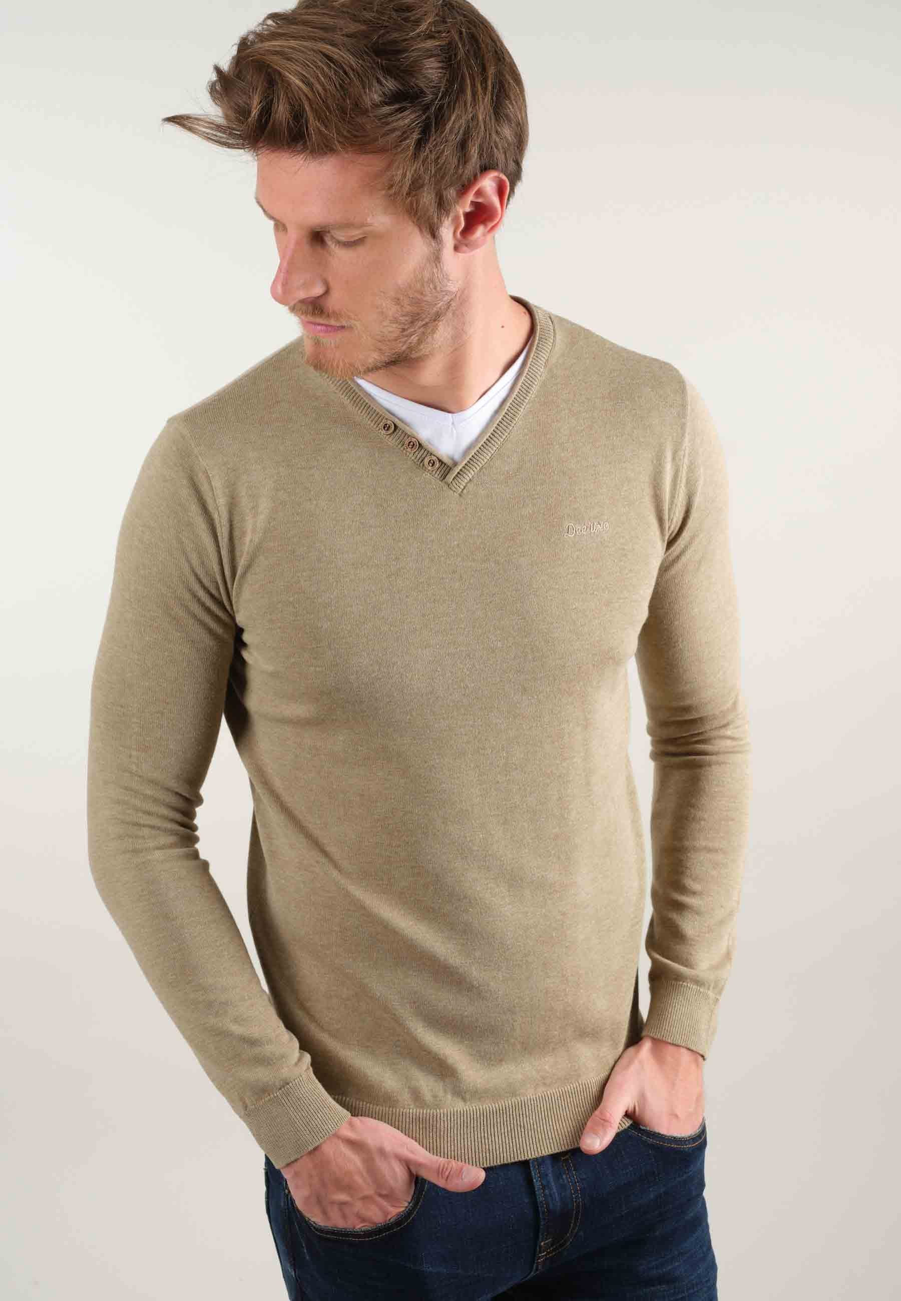 Deeluxe Single V Neck Sweater