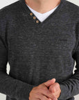 Deeluxe Single V Neck Sweater