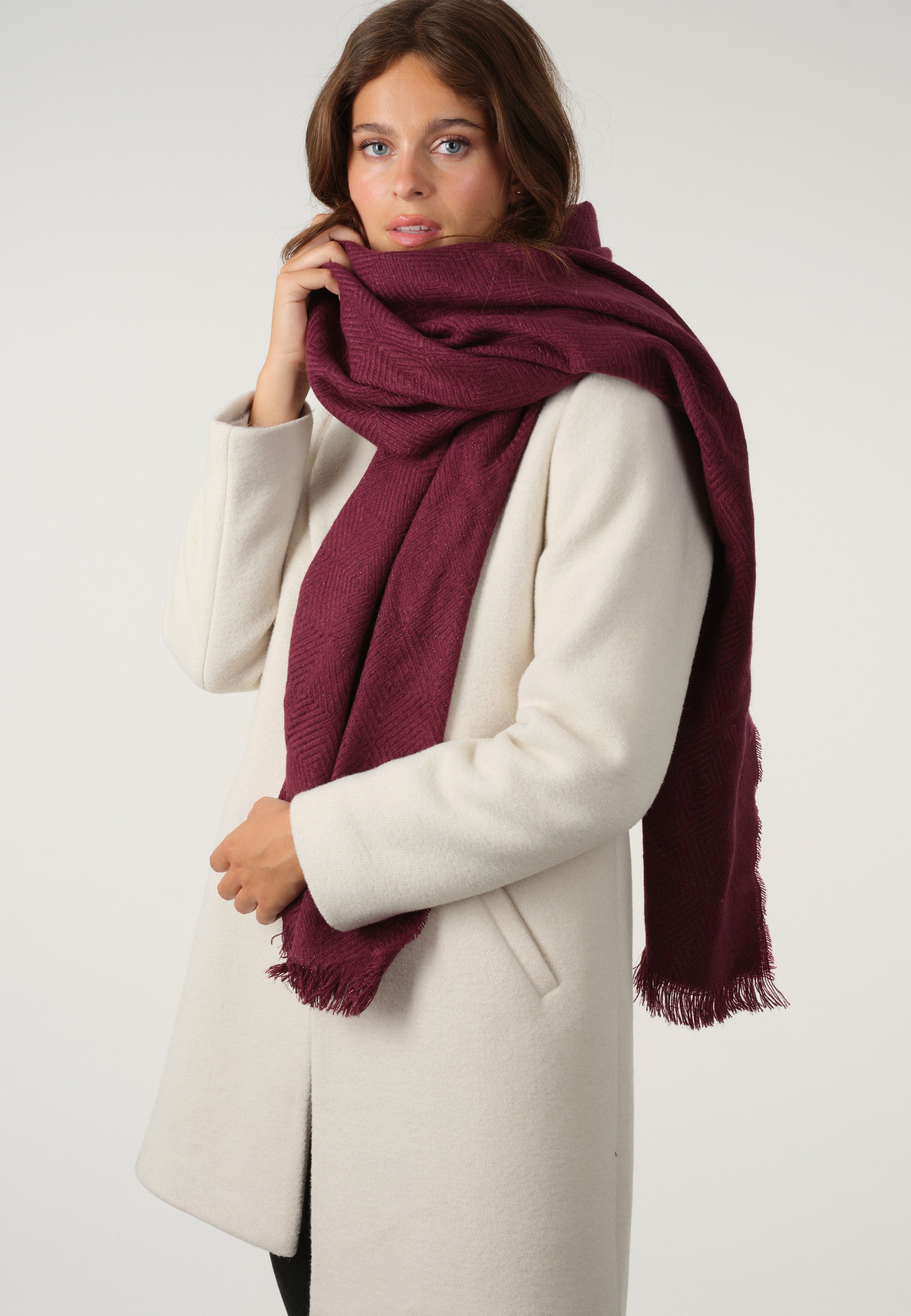 Deeluxe Morgane Check Scarf