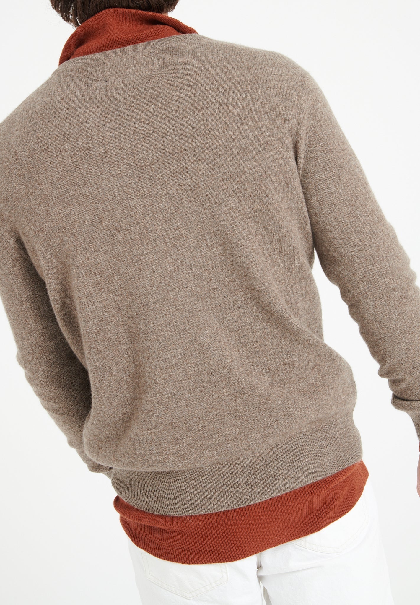 Pure Cashmere 2 Ply V-Neck Sweater (Luke 1)