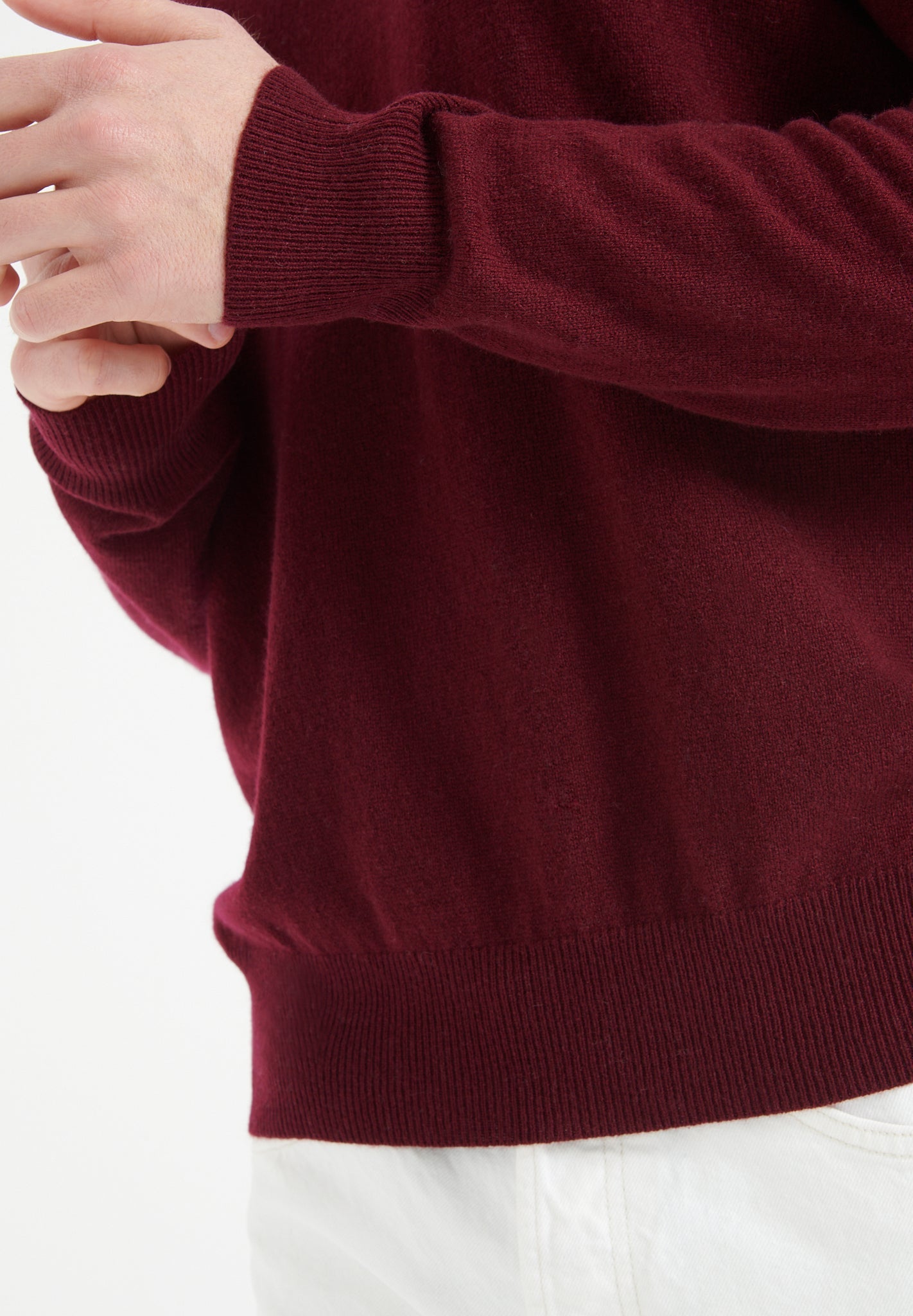 Pure Cashmere 2 Ply V-Neck Sweater (Luke 1)