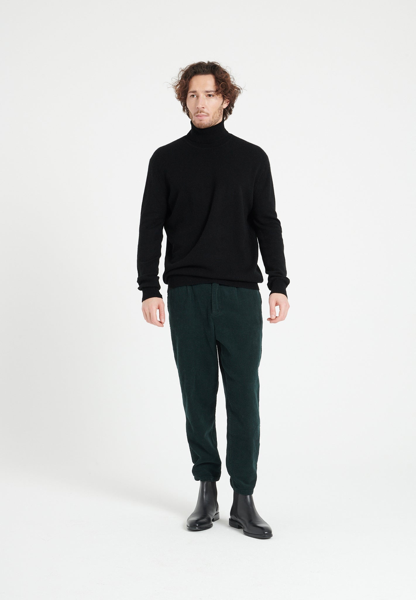 Pure Cashmere 2 Ply Turtleneck Sweater (Luke 3)