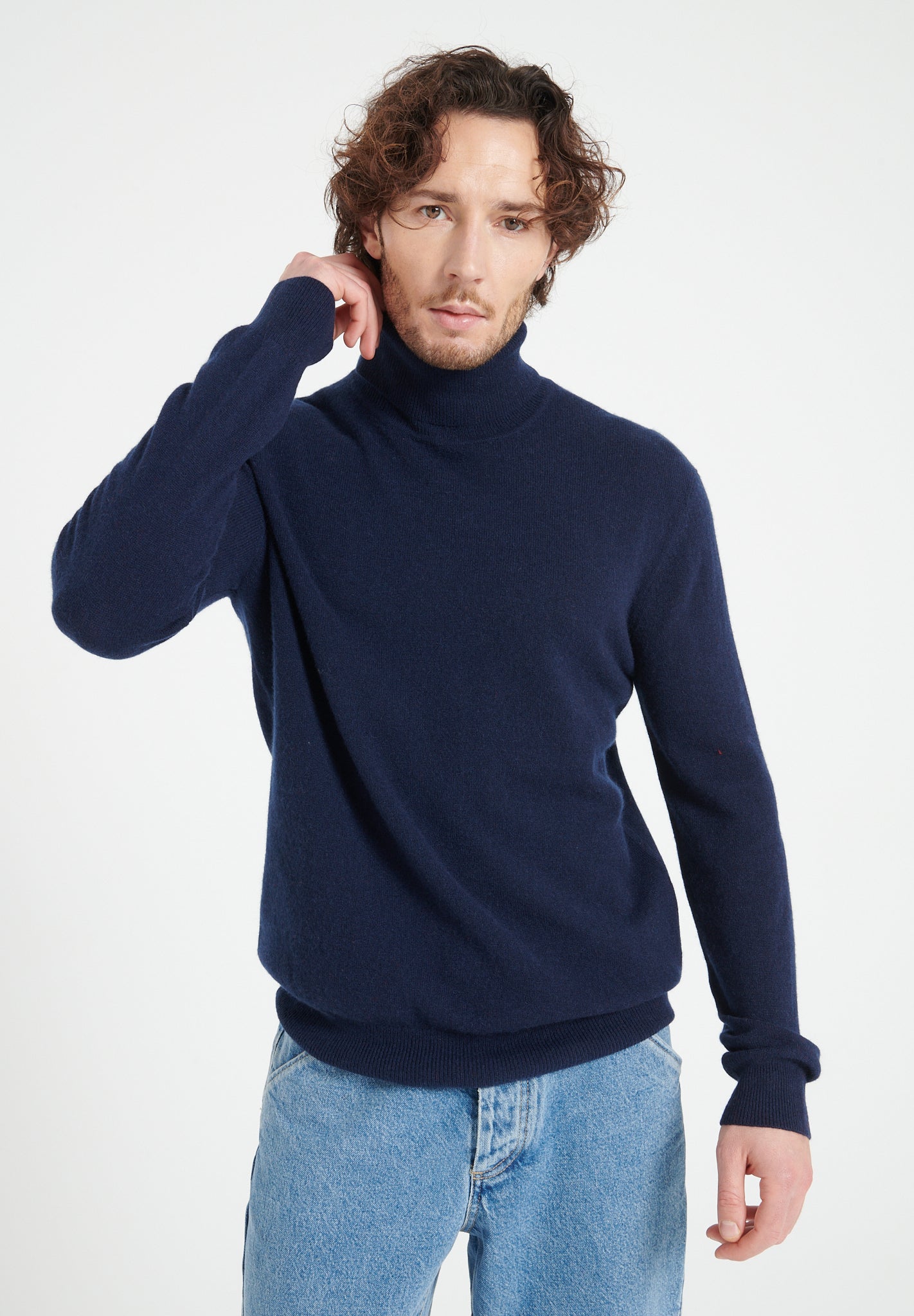 Pure Cashmere 2 Ply Turtleneck Sweater (Luke 3)